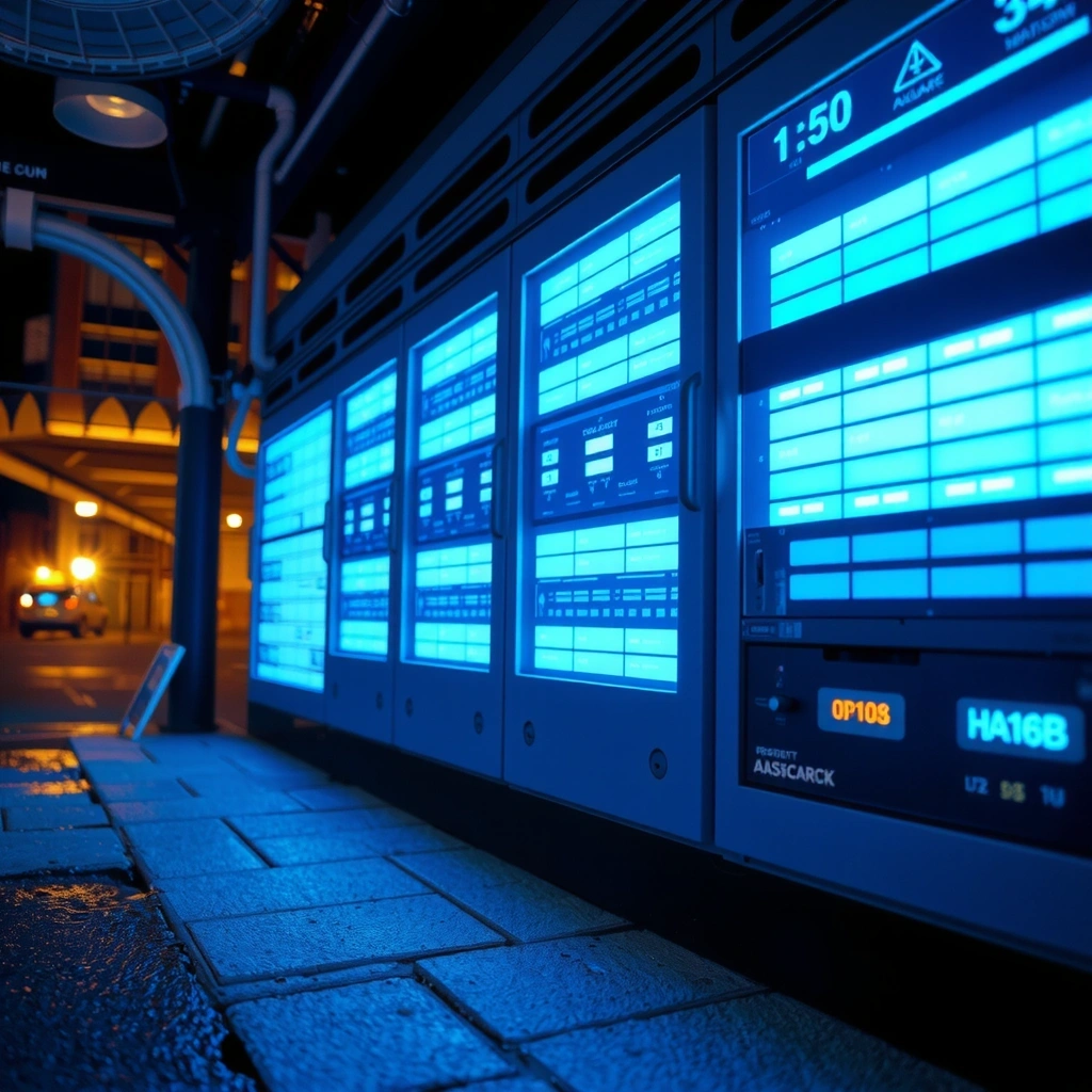 Tech hardware close up